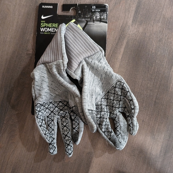 Nike Women's Sphere Heatherized Running Gloves 2.0 - Sz XS - NWT - Picture 3 of 4